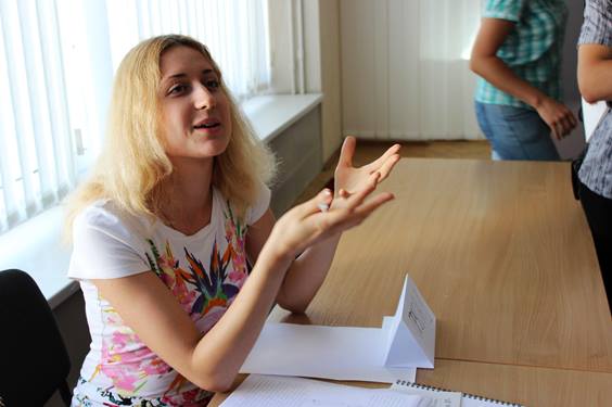 Арина Левченко, вчителька української мови та л-ри